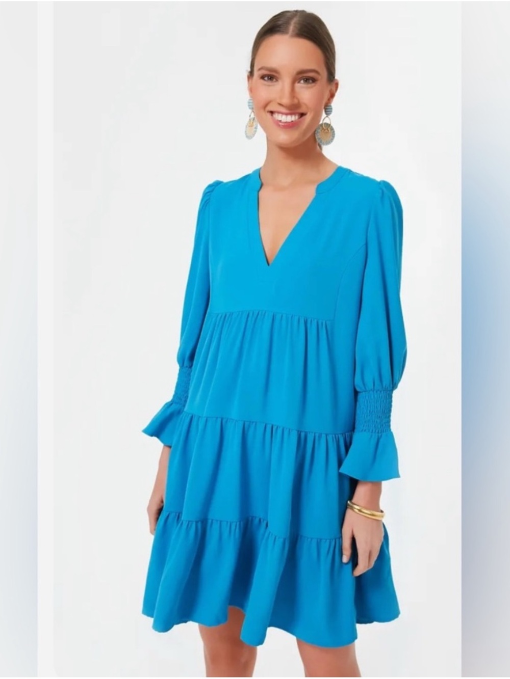 Tuckernuck Pomander Place capri blue Kenzo dress sz xs